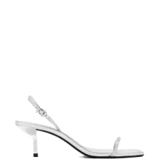 Босоножки на каблуке с квадратным носком Judith