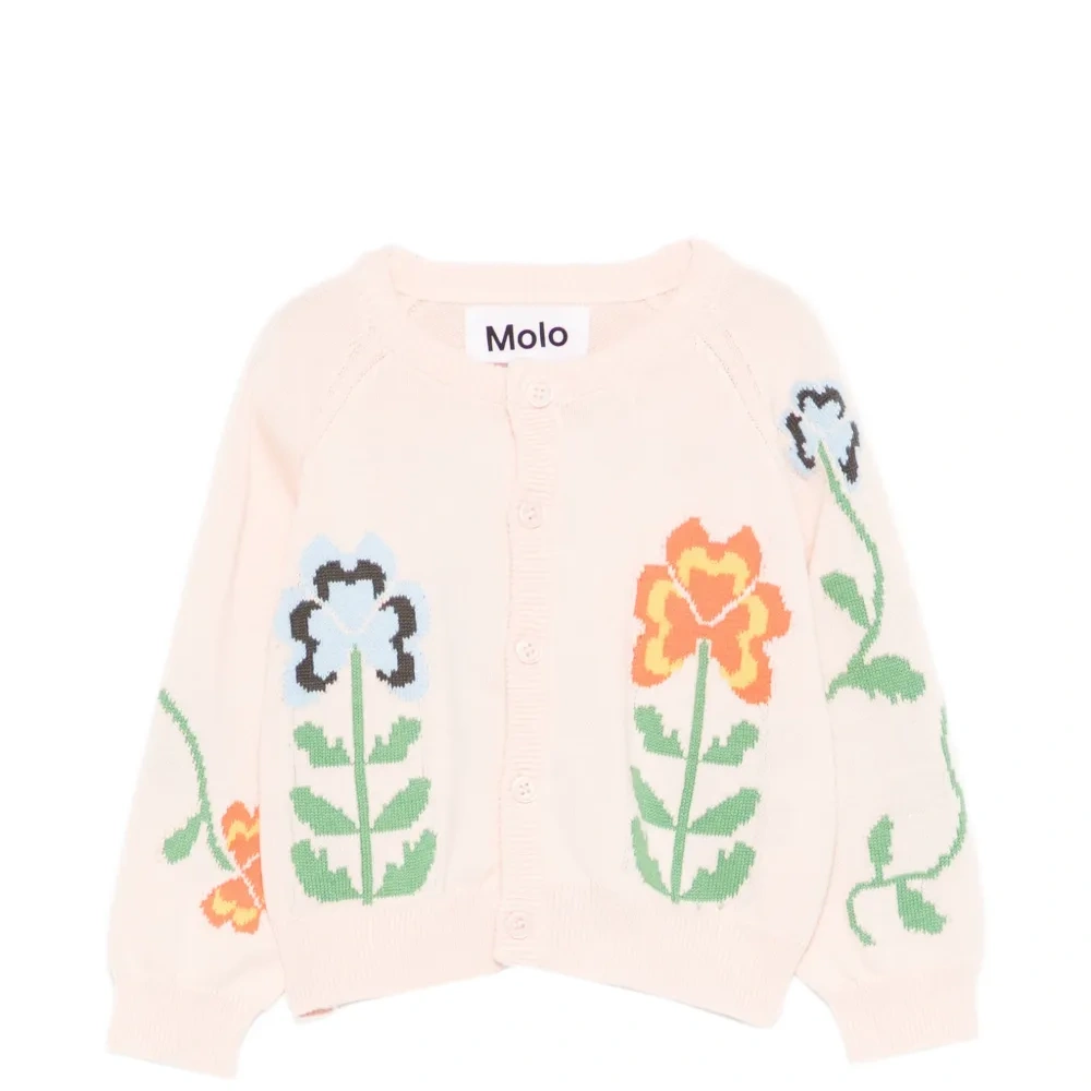 Кардиган с цветочной вышивкой