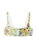 Бикини-топ с цветочным принтом