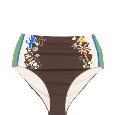 Плавки-бикини с принтом Maroc