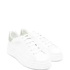 Кожаные кеды на шнуровке Кожаные кеды на шнуровке