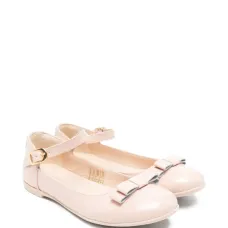 Балетки с бантом