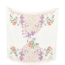 Шарф с цветочным принтом