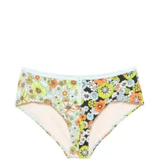 Бикини-низ с цветочным принтом на молнии Бикини-низ с цветочным принтом на молнии
