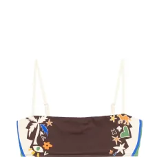 Топ-бикини с марокканским принтом Топ-бикини с марокканским принтом