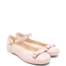 Балетки с бантом