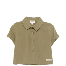 Рубашка с короткими рукавами на пуговицах