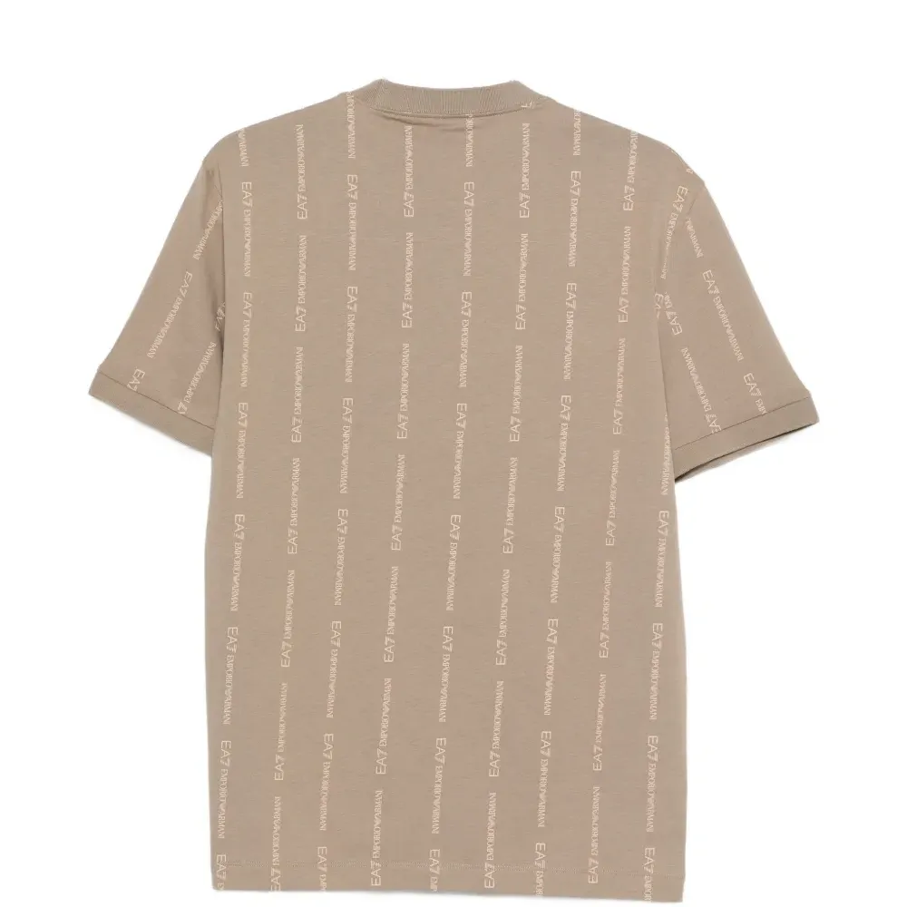 Футболка в полоску с логотипом