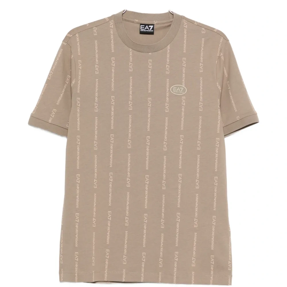 Футболка в полоску с логотипом