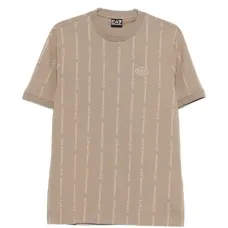 Футболка в полоску с логотипом Футболка в полоску с логотипом