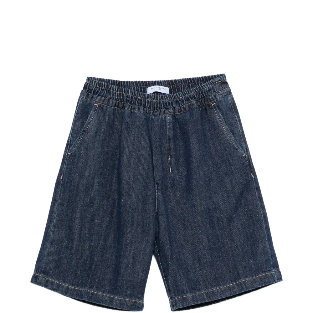 Джинсовые шорты на резинке