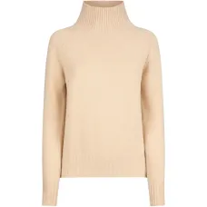 Вязаный свитер с высоким воротом