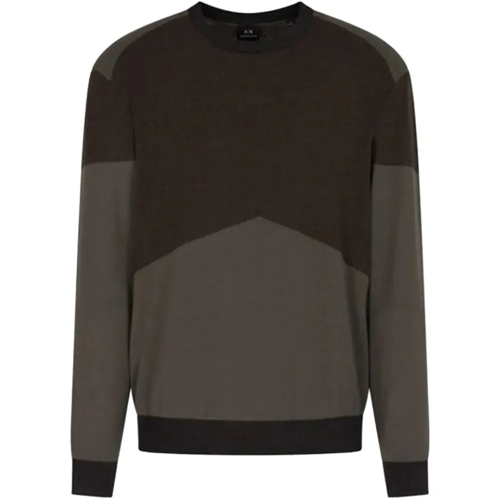 Свитер с цветными блоками