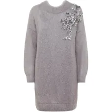 Декорированное платье мини