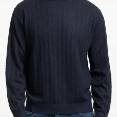 Фактурный вязаный свитер