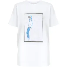 Футболка из джерси с принтом Футболка из джерси с принтом