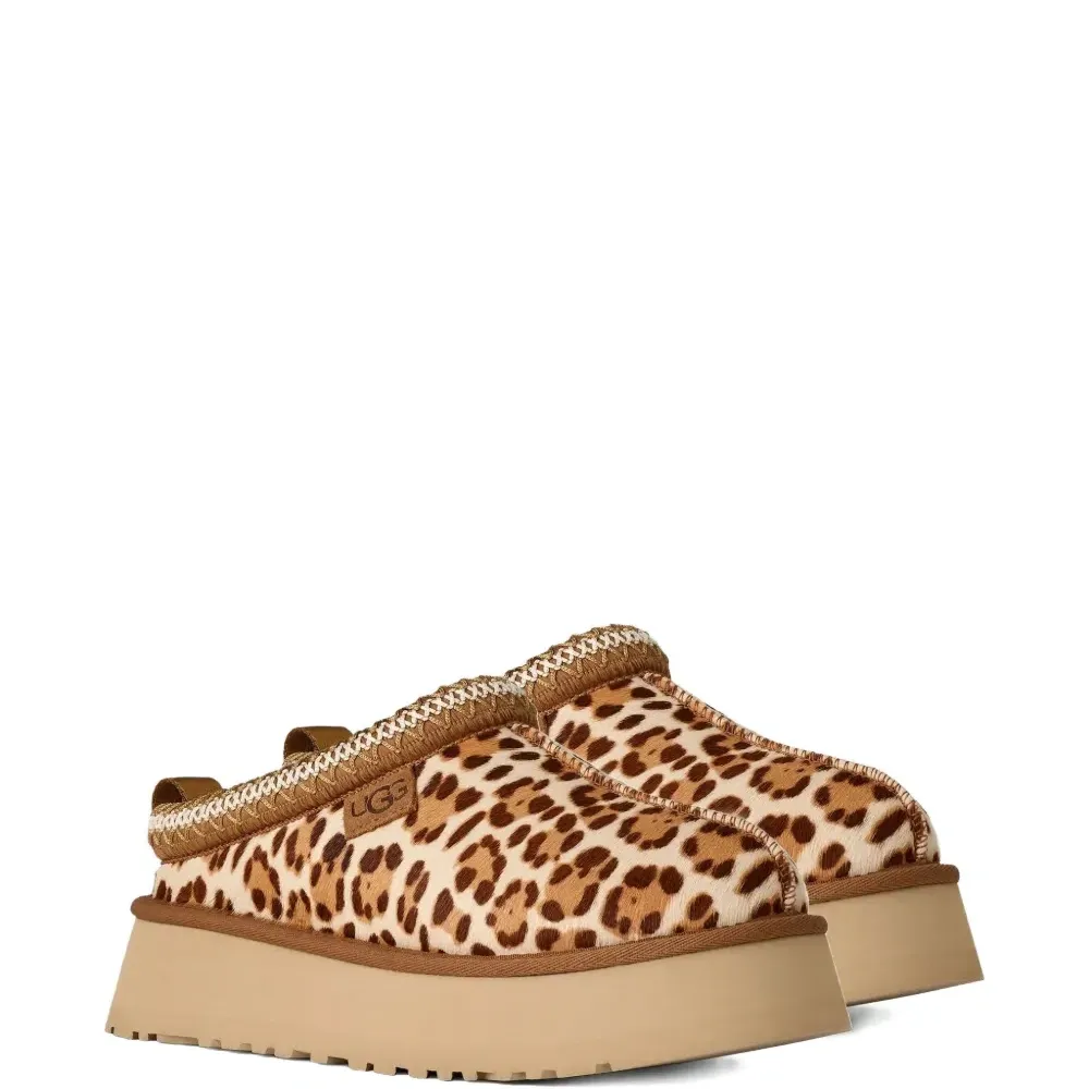 Мюли с леопардовым принтом