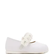 Балетки с цветочным декором