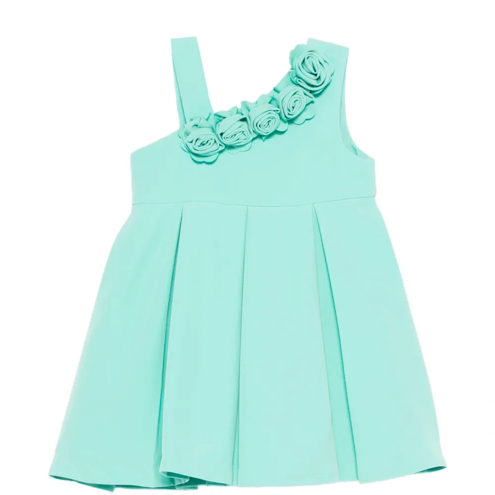 Платье на одно плечо с цветочным принтом