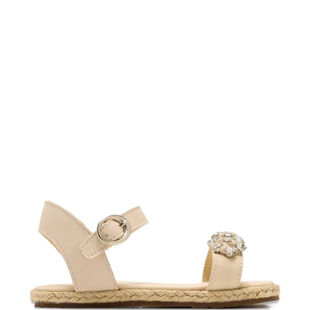 Босоножки с открытым носком, украшенные кристаллами и пряжкой Босоножки с открытым носком, украшенные кристаллами и пряжкой