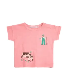 Футболка с принтом "Фермерское приключение"