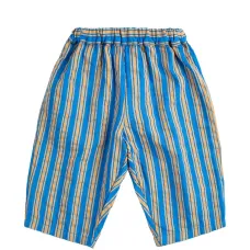 Брюки в тонкую полоску