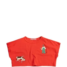 Футболка с принтом "Фермерское приключение"