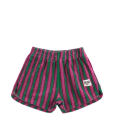 Полосатые махровые шорты