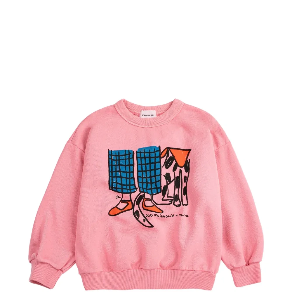 Свитшот с принтом "Дружба собак"