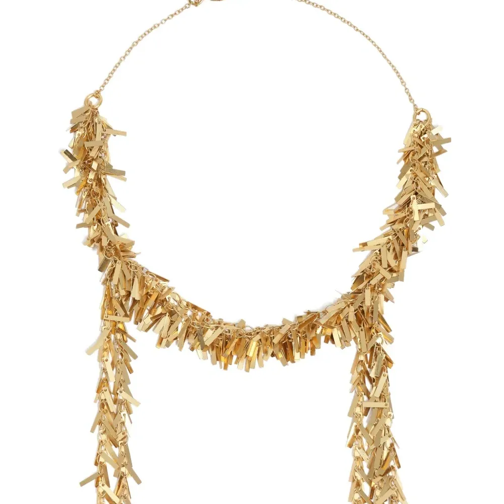 Колье с бахромой