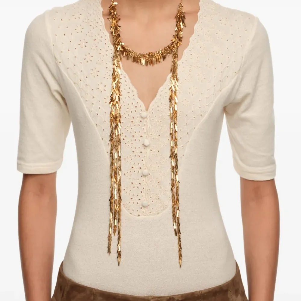 Колье с бахромой