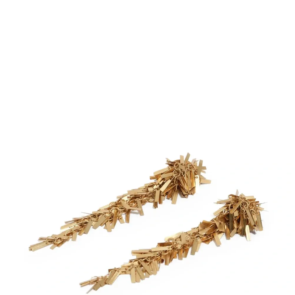 Серьги с бахромой