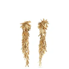 Серьги с бахромой