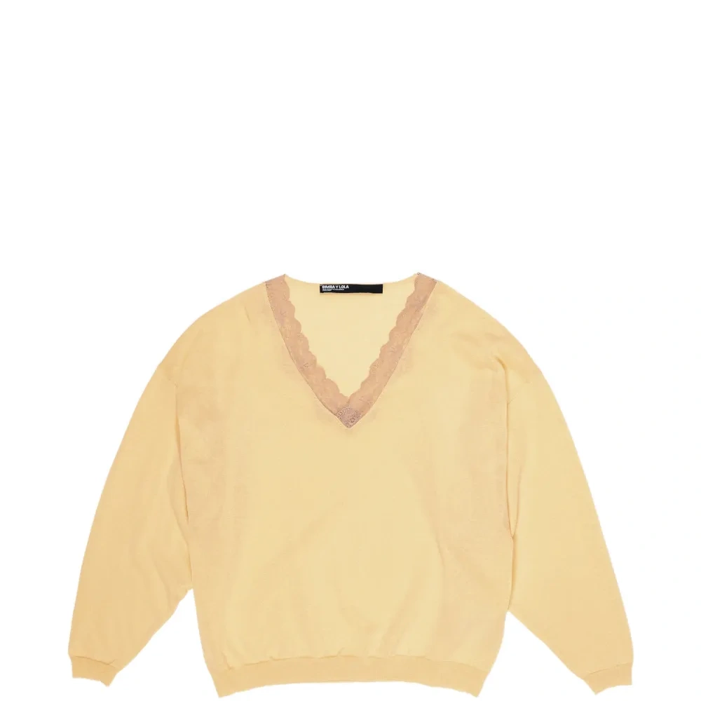 Кружевной топ с V-образным вырезом