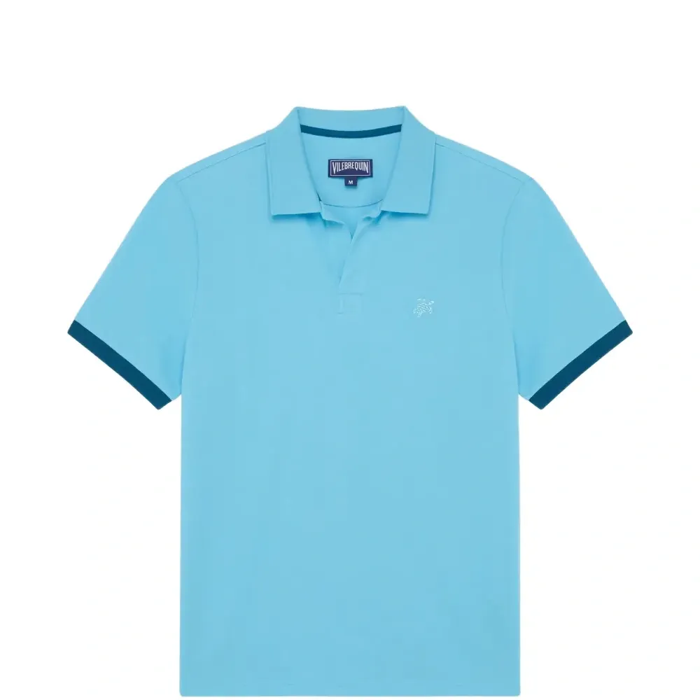 Поло с вышивкой в виде черепахи