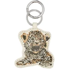 Брелок в виде детеныша леопарда с принтом