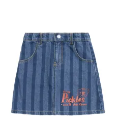 Джинсовая юбка в полоску Джинсовая юбка в полоску