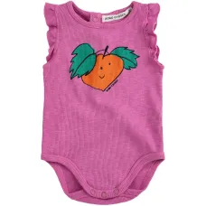 Мандариновое боди с оборками