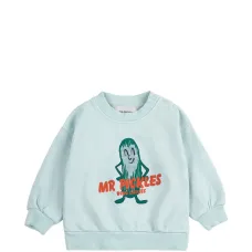 Свитшот с принтом и круглым вырезом