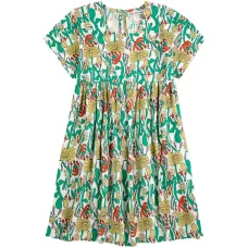 Цветочное короткое платье Herbalist с короткими рукавами