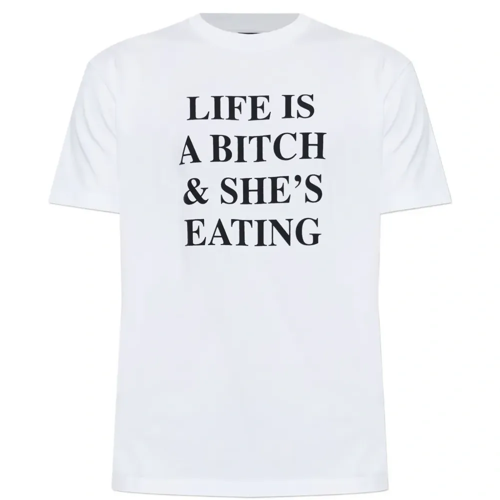 Футболка с принтом логотипа