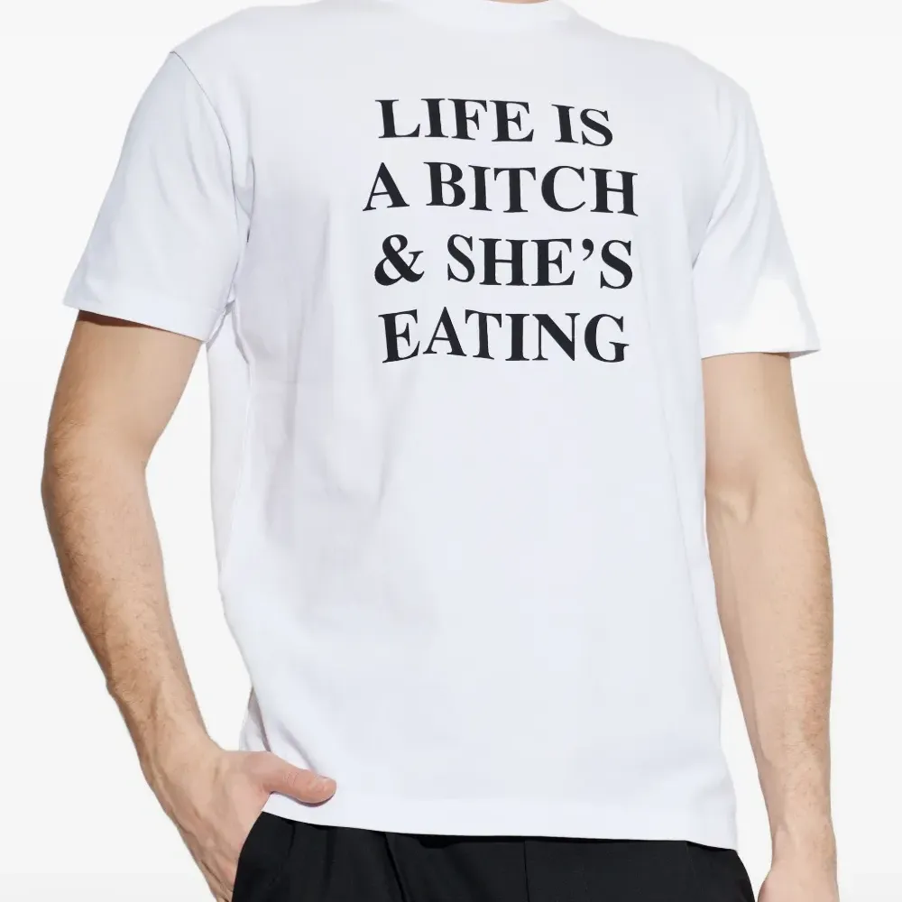 Футболка с принтом логотипа