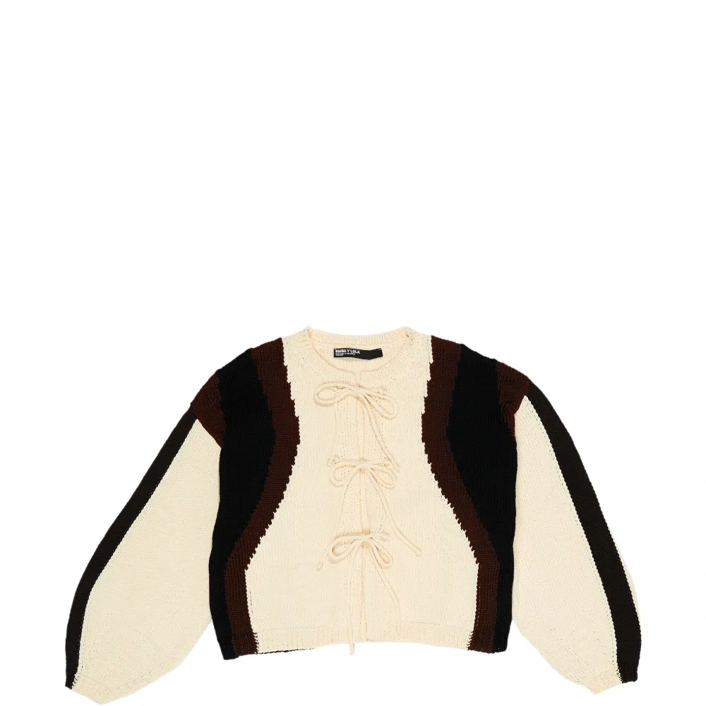 Кардиган в стиле колор-блок