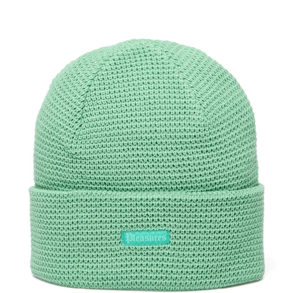 Шапка в вафельную вязку