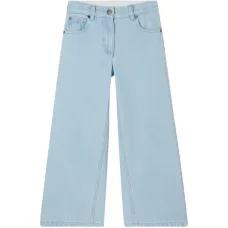 Джинсы с цветочным принтом