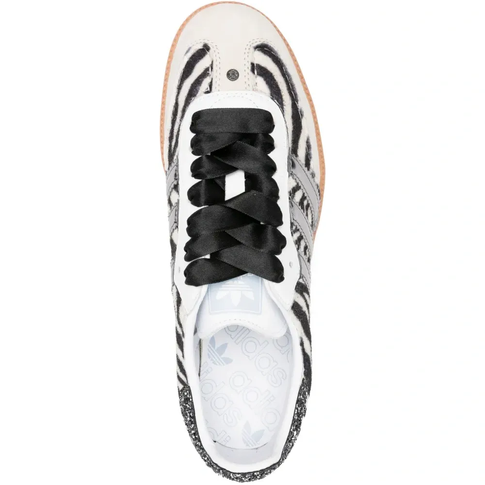 Кроссовки Samba с принтом "зебра"