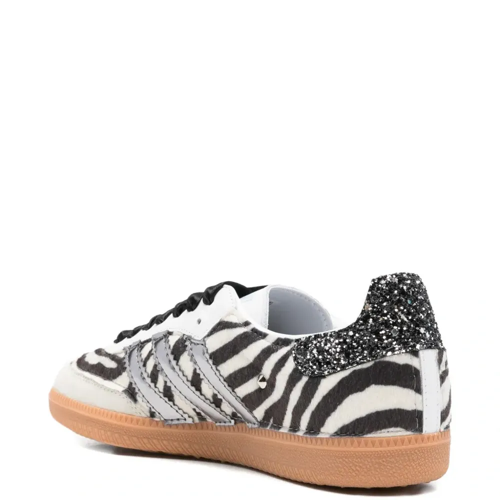 Кроссовки Samba с принтом "зебра"