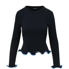 Топ с волнистым краем