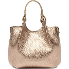 Сумка на плечо из зернистой кожи