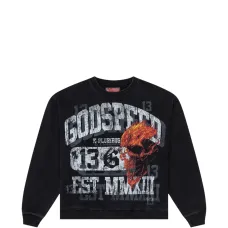 Свитшот с принтом "Seeing Double"